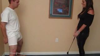 Online tube Meggerz – Crop and Kick Ballbusting-0