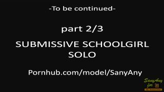 Sany Any – Fucked Amateur Submissive SchooLgirl Wearing In Skirt And Tights - sany any - handjob porn -9