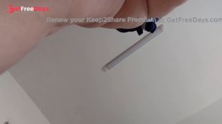 Amateur wife hairy pussy, big tits, big ass. Amateur hairy mom prepares breakfast.-6