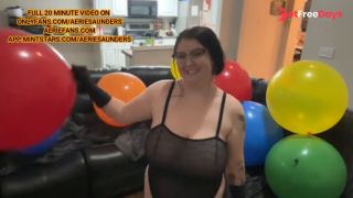 [GetFreeDays.com] BRUNETTE TATTED BBW POPPING MASSIVE 32 BALLOONS FOR LOONERS Adult Stream February 2023-5