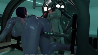 Lesbian College Girl Trapped in a Hentai World-9