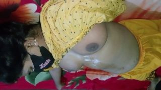 Fuck Her I fucked my wife's breasts. And after fucking her breasts, I cummed on her breasts.-9