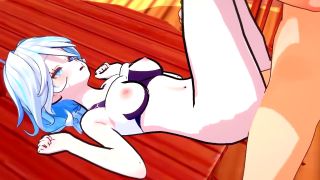 Wet Waifus - Furina gives you her Virginity after 500 years - Genshin Impact-1