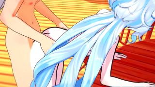 Wet Waifus - Furina gives you her Virginity after 500 years - Genshin Impact-5