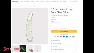 [GetFreeDays.com] Funzze Glow in the Dark Glass Dildo Unboxing Sex Leak June 2023-9