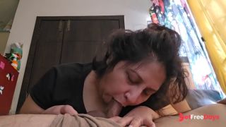 Morning Wood Blowjob and Swallowing Cum-5