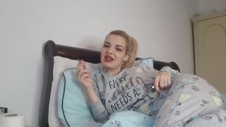 Bad Dolly - Smoking A Joint In Bed - Smoking-7