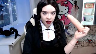 video 11 Mia Melon – Wednesday Addams Love Ur Cock | cosplay | cosplay deepthroat blowjob compilation-6