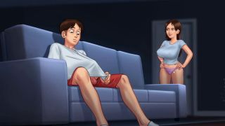 Dick Lewd Hentai Game with Footjob and Full Sex Creampie-1
