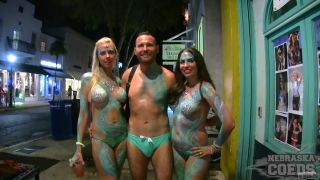 Fantasy Fest Live 2018 Week Street Festival Girls Flashing Boobs Pussy And Body Paint Public-1