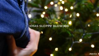 Cum to Mouth - Xmas Sloppy Blowjob,  on handjob porn -5