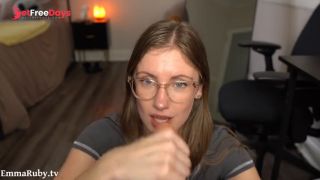 ASMR Sloppy Blowjob  Your College Roommate Shows You ALL Her Tattoos  Emma Ruby-7