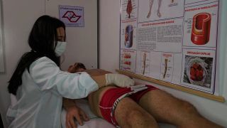 Kasallpimentas - Slutty nurse gets turned on by patient's erection-5