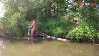 On kayaking trip we stop on a tiny island to fuck other couple caches us right before orgasm-5