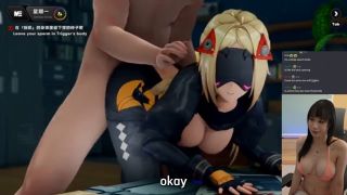 elixir_elf - Anby and Trigger treated like fuck dolls by Big Dick Guy Zenless Zone Zero Hentai-3