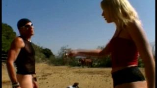 Kinky strapon blonde meets up with her pussy slave outdoors where he must kneel and worship her pussy before she fucks him. Strapon!-3