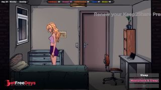 cute girl gives massage to old man whose penis suddenly got hard-1
