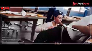 KDA KaiSa Sucking your Huge Cock for Exam Answers League of Legends 3D Hentai Blowjob Anal-2