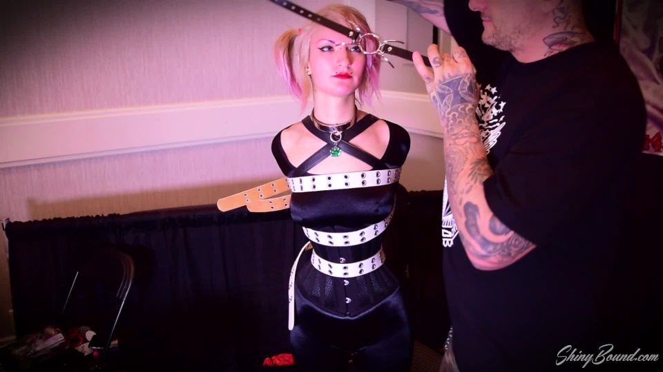 xxx video 43 czech vr fetish fetish porn | Shiny bound – Trip Six.. Hogtied in Pink.. Live at Fetishcon | crotch rope