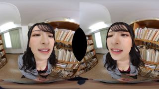 SAVR-414 【8KVR】美人で巨乳な司書さんは…今日もノーパンで仕事する。 気になる男をサイレント生足誘惑して膣欲を満たす紗々原ゆり-8