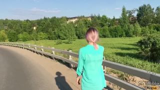 Sobestshow, Freya Stein - Public Throat Blowjob in the Forest from a Cute Teen  | cute | russian amateur webcam young girl small tits masturbation-0