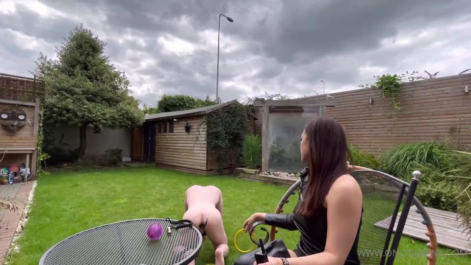Goddess Serena's Garden Humiliation: Puppy Play Femdom [1080p]