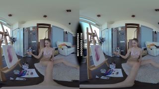 adult video 3 Romantic Evelina Painting Canvas And Her Naked Body Creative Porn Making Art, vicious femdom on fetish porn -2