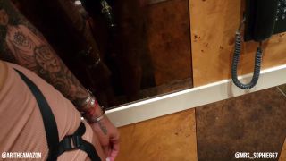 Mrssophie666 – Two Stepsisters One Elevator and a Random Guy Black!-0