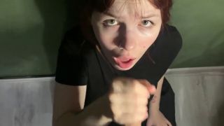School  Pinned to the wall and Fucked a juicy redhead in the Mouth-8