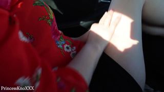 PrincessKnoXXX - She took a big cock in her mouth in the car-1