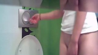 free online video 46 Cute blonde girl in the toilet. hidden cam - hidden camera - webcam -6