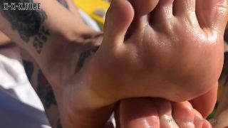 Adreena Angela Clip Oiled Up Close Up Foot Play Happy Hump Day This One Is For The Foot Boys Featu  Adreena Angela   Gooning-8