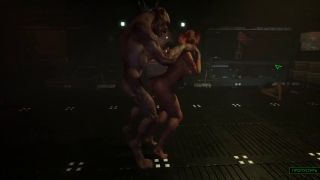 Ghost monster lycan fucked surprised girl to squirting orgasm-1