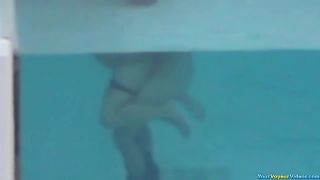 Couple fucking in the hotel  pool-6