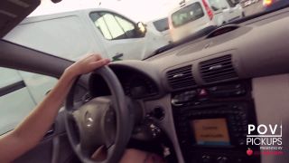 GERMAN BABE Drives NAKED In RUSH HOUR To FUCK DATE! Claudia Swea Dates6-3