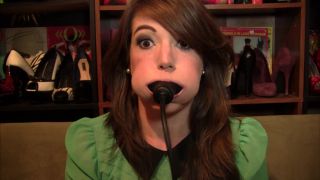 xxx clip 14 jennys fetish Inflatable Butterfly Gag and Transpore Tape Self Gagging, gag on bdsm porn-1