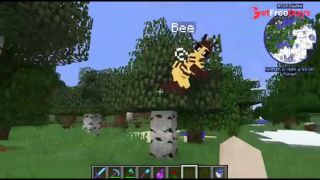 BEEE-EH-EH a night whit Bee Jenny mod Minecraft  Not Commentary-3