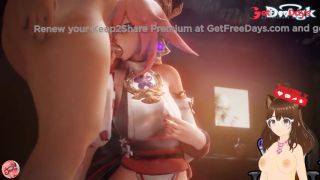 [GetFreeDays.com] The best blowjob Ive ever received from a hot busty slut Genshin impact animation - Jazziuu Adult Leak April 2023-8