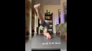 online xxx clip 44 LisaTheSuccubrat – Yoga Workout in Shorts Pmv, giantess fetish on fetish porn -4