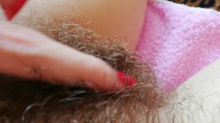 cuteblonde666 Big clit in the hairy bush - Extreme Close-ups-6