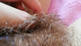 cuteblonde666 Big clit in the hairy bush - Extreme Close-ups-7