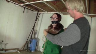 porn clip 20 Left in a Basement Bind - bondage - femdom porn lesbian bdsm porn-9