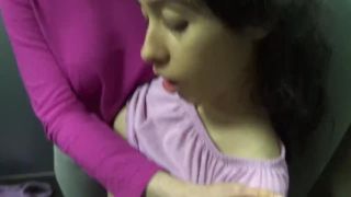 Dollscult - risky public sex threesome and facial in an elevator.-8