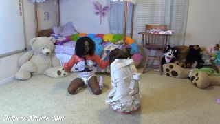 DiaperedonlineBunny B Iris Bunny  Iris Straitjacket Escape-6