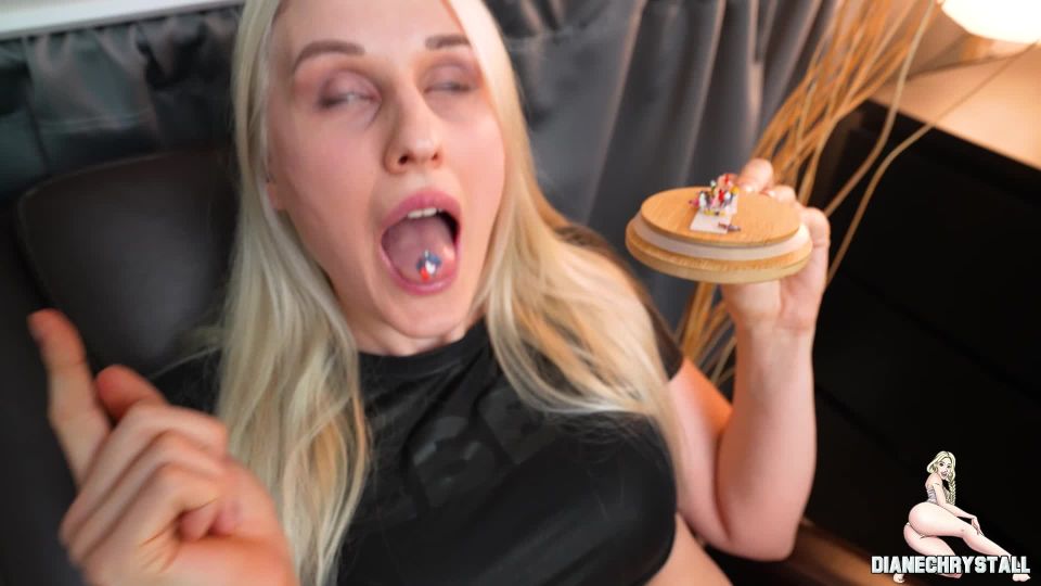 online xxx clip 42 Diane Chrystall - Giantess Eats You then Farts You into the Toilet with your friends on fetish porn femdom orgasm denial