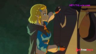 Zeldas Sexual Date at the Royal Pool A Lustful Visitor Brings an Unexpected Twist HENTAI Parody-0