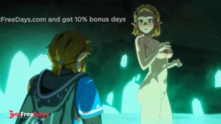 Zeldas Sexual Date at the Royal Pool A Lustful Visitor Brings an Unexpected Twist HENTAI Parody-9