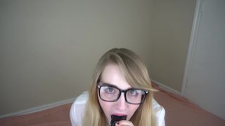 MissPrincessKay115 - Nerdy Schoolgirl Deepthroating First Bbc-2