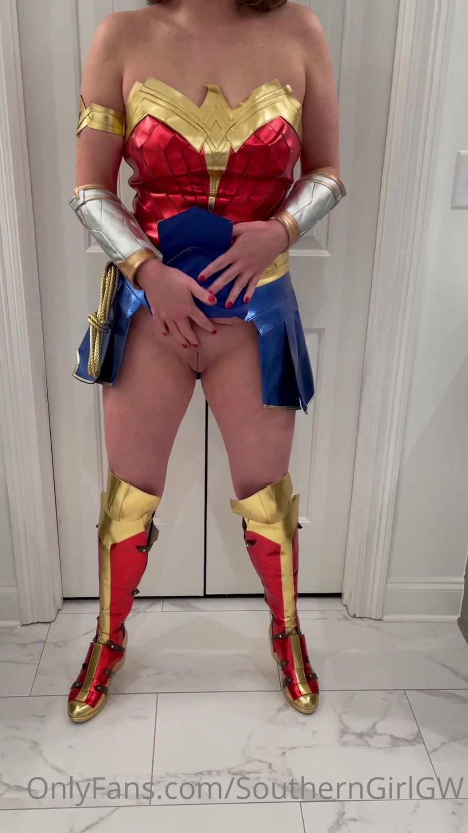 Onlyfans - SouthernGirlGW - Wonder Woman Masturbating Riding Giving a Blowjob and getting Covered in Cum Tell me wh - 11-08-2021