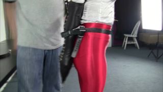 online adult clip 13 Red Disco Jeans, Tight Leather Gear and Gwen Hood, and | bondage | fetish porn heavy rubber fetish-5